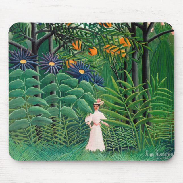 Henri Rousseau - Woman Walking in an Exotic Forest Musmatta (Framsidan)