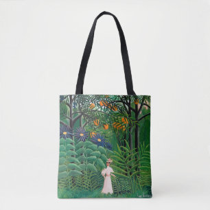 Henri Rousseau - Woman Walking in an Exotic Forest Tygkasse