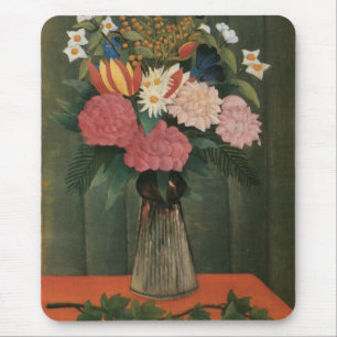 Henri Rousseaus blommor i en vas (1909) Musmatta