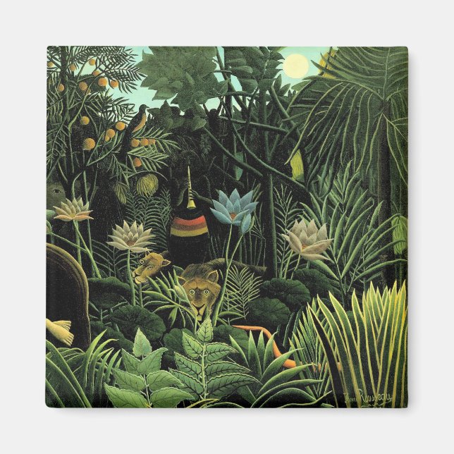 Henri Rousseau's Dream (1910) Magnet (Framsidan)
