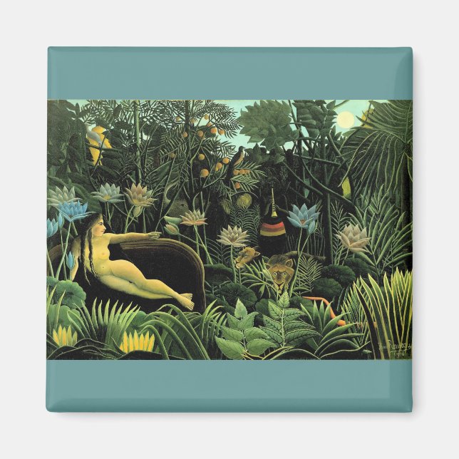 Henri Rousseau's Dream (1910) Magnet (Framsidan)