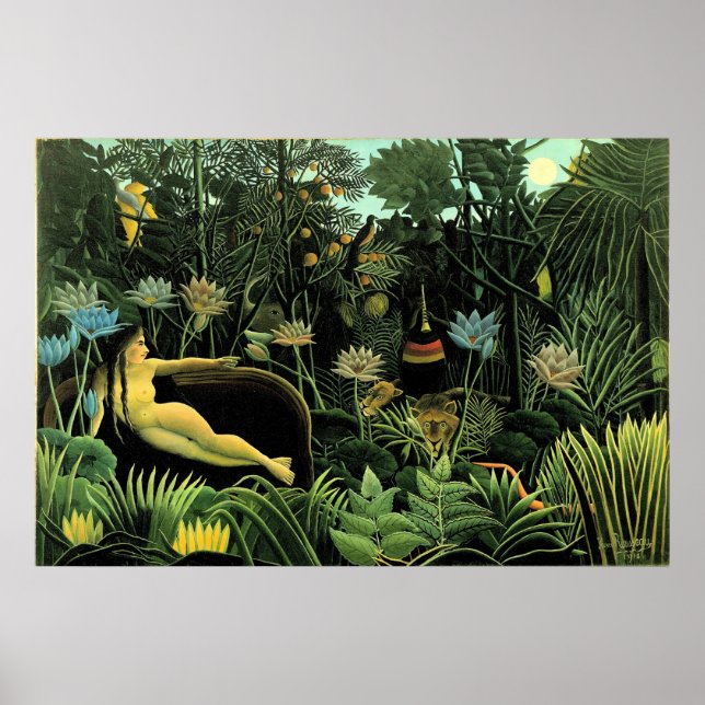 Henri Rousseau's Dream (1910) Poster (Framsidan)