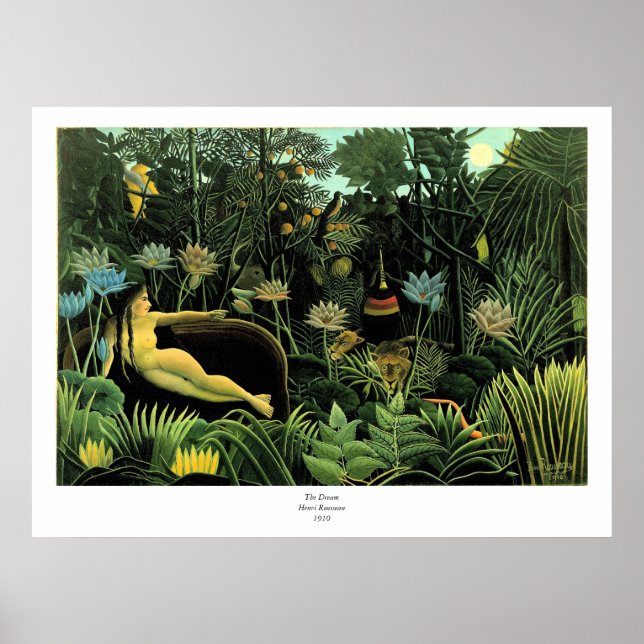 Henri Rousseau's Dream (1910) Poster (Framsidan)