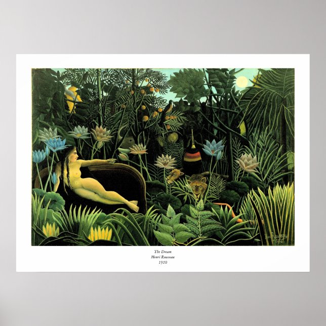 Henri Rousseau's Dream (1910) Poster (Framsidan)