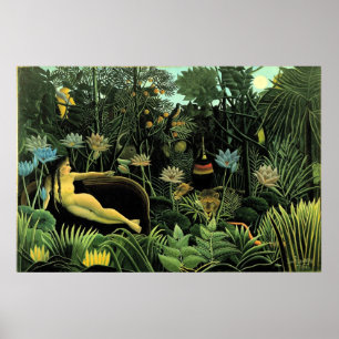 Henri Rousseau's Dream (1910) Poster