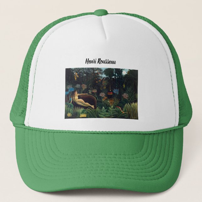 Henri Rousseau's Dream Grönt Truckerkeps (Framsida)