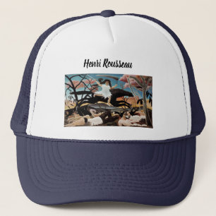 Henri Rousseau's Krig (La Guerre) Blue Truckerkeps