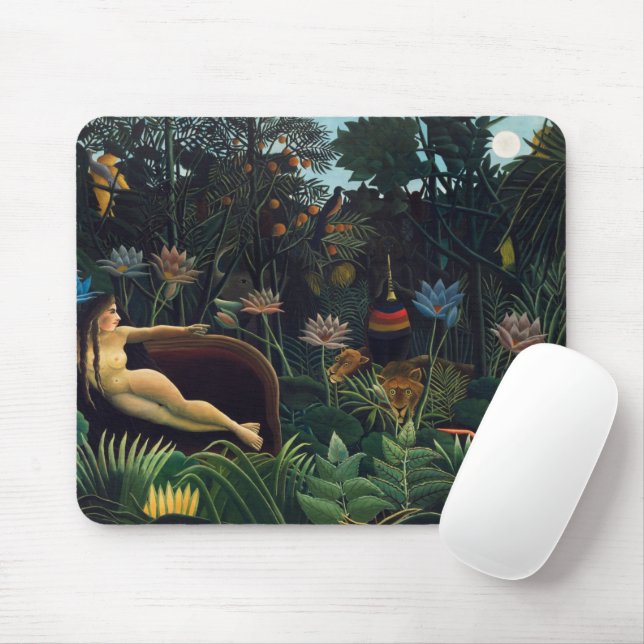 Henri Rousseau's The Dream (1910) Musmatta (Med mus)