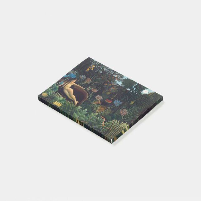 Henri Rousseau's The Dream (1910) Post-it Notes Block (Vinklad)