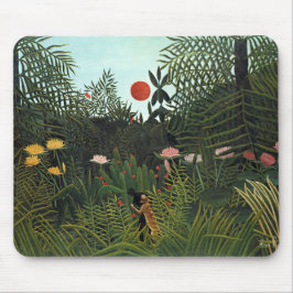 Henri Rousseau's Virgin Forest with Sunset (1910) Musmatta