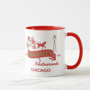 Henricis Restaurant, Chicago, IL 1868-1962 Mugg