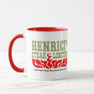 Henricis Restaurant, Steak & Lobster, Chicago, IL Mugg
