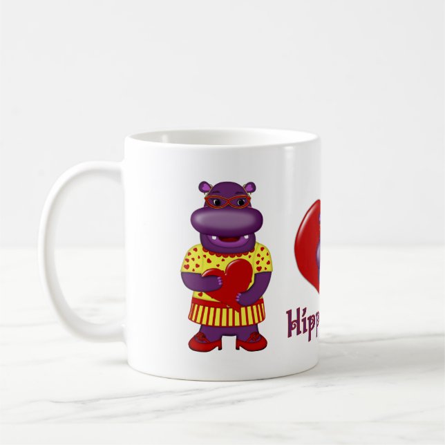 Henrietta Hippo Hugs Coffee Mugg (Vänster)