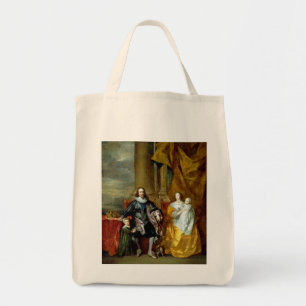 Henrietta Maria och Charles I av Van Dyck Tygkasse