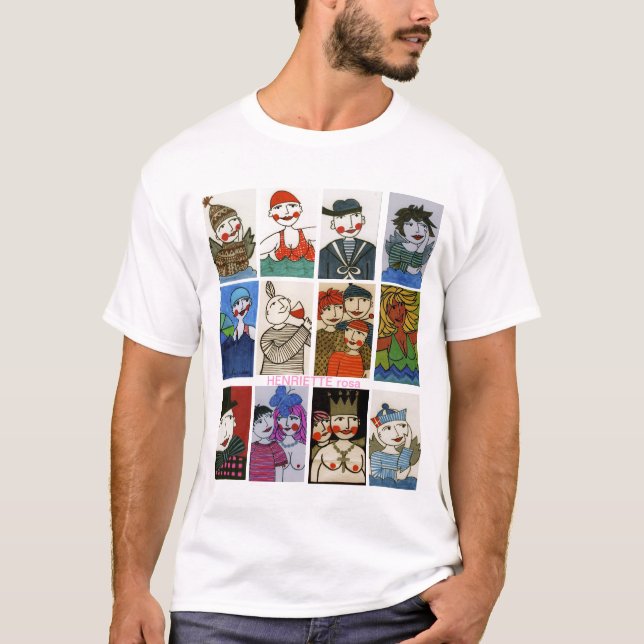 Henriette rosa tee shirt (Framsida)