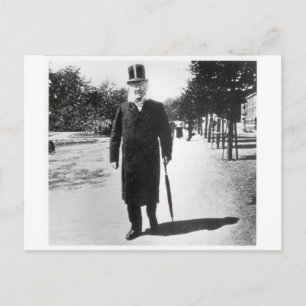 Henrik Ibsen (1828-1906) i Oslo, 1896 (b-/wfotoet) Vykort
