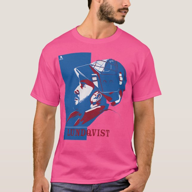 Henrik Lundqvist New York R Vector T Shirt (Framsida)