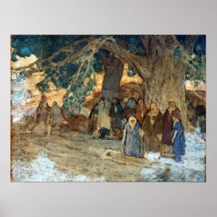 Henrik Ossawa Tanner Han läkte sjukan Poster
