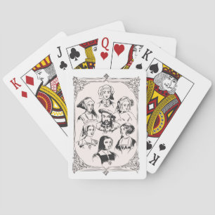 Henrik VIII och fruar Casinokort