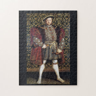 Henrik VIII Porträtt Pussel