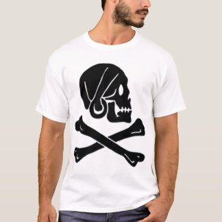 Henry Avery tänder bakgrund T-shirt