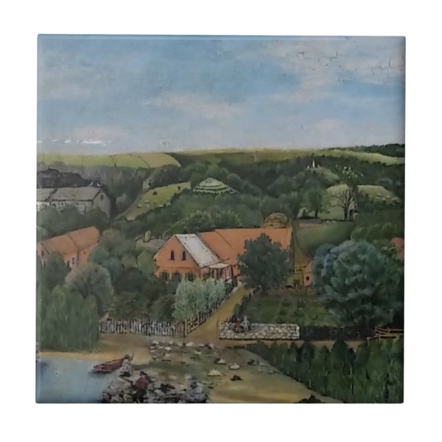 Henry B. Pauls Homestead Ceramic Tile Kakelplatta (Framsidan)