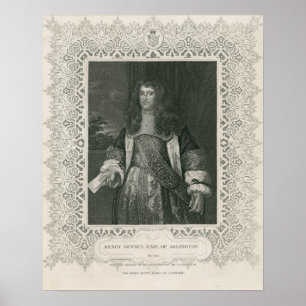 Henry Bennet, 1st Earl av Arlington Poster