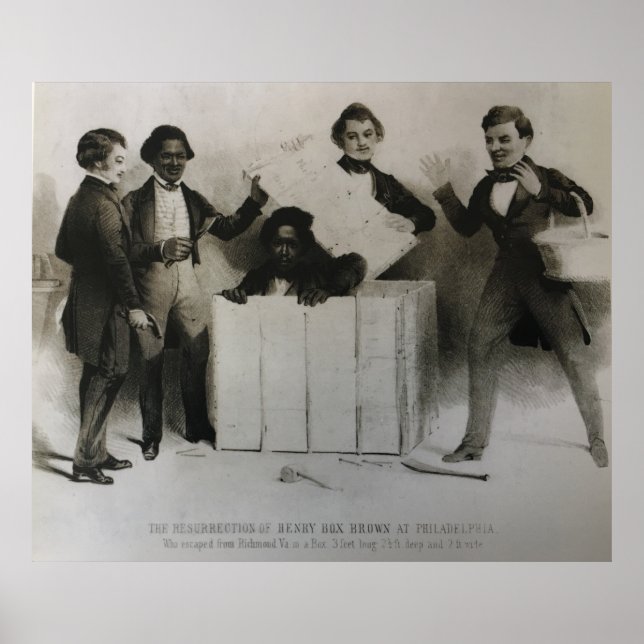 Henry "Box" Brown i Philadelphia Poster (Framsidan)