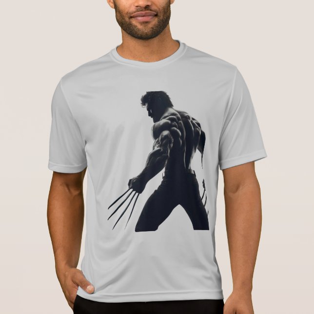 Henry Cavill as Wolverine – Epic Fan Art Mashup De T Shirt (Framsida)