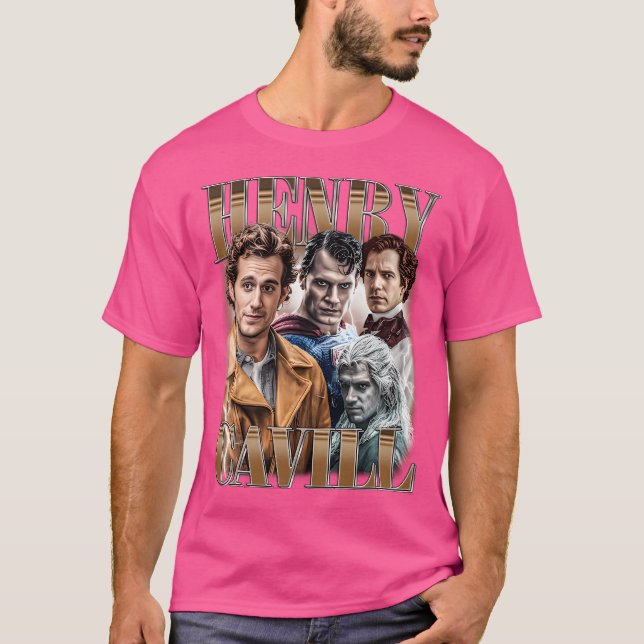 Henry Cavill Bootleg Vintage Shirt T (Framsida)