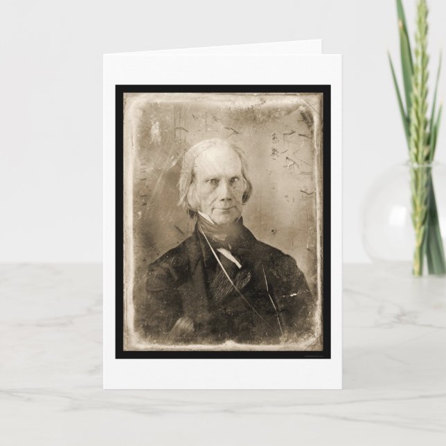 Henry Clay Daguerreotype 1851 Kort (Framsida)