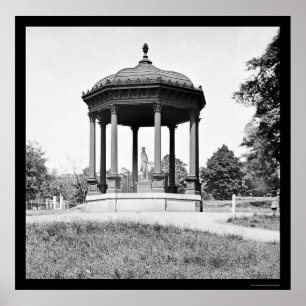 Henry Clay Memorial i Richmond, VA 1865 Poster