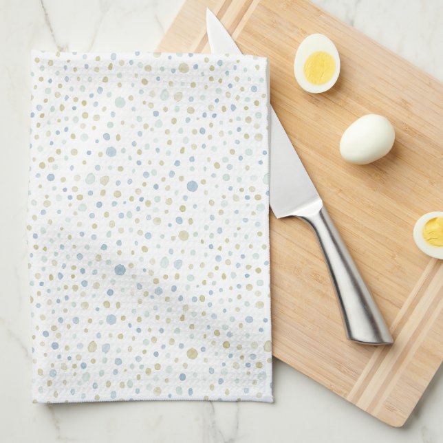 Henry Confetti Watercolor Dots Kitchen Towel Kökshandduk (Vikt i Fjärdedel)