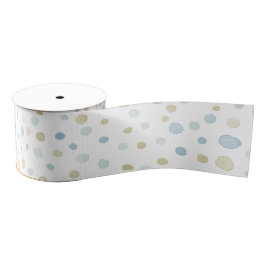 Henry Confetti Watercolor Dots Ribbon