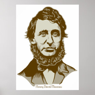 Henry David Thoreau affisch