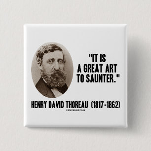 Henry David Thoreau är det en underbar konst som Knapp