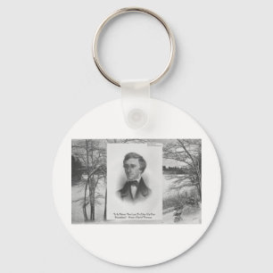 Henry David Thoreau-citat Nyckelring