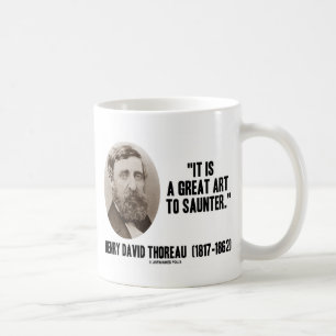 Henry David Thoreau Det är en Underbarare konst a Kaffemugg
