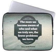 Henry David Thoreau Inspirational Quote "Medveten"