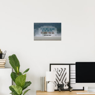 Henry David Thoreau Inspirational Quote "See" Poster