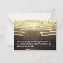 Henry David Thoreau inspirationsoffert "Become"