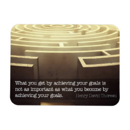 Henry David Thoreau inspirationsoffert "Become" Magnet