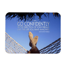 Henry David Thoreau inspirationsoffertkonfidens Magnet