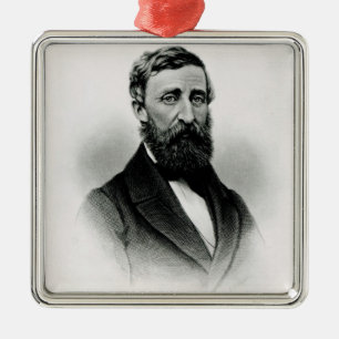 Henry David Thoreau Julgransprydnad Metall