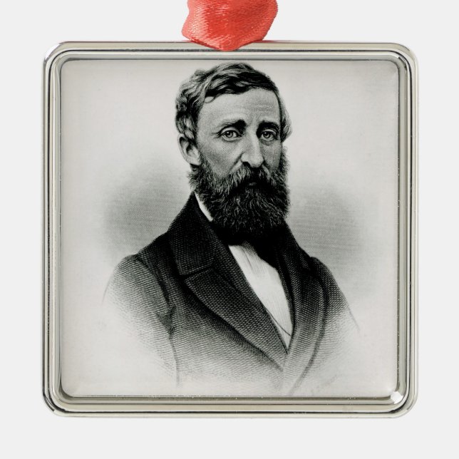Henry David Thoreau Julgransprydnad Metall (Framsidan)
