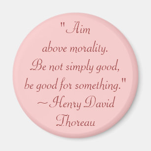 Henry David Thoreau moral och ämnar Magnet