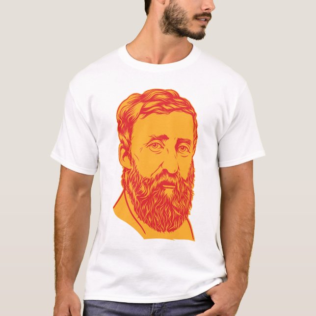 Henry David Thoreau porträtt Tröja (Framsida)