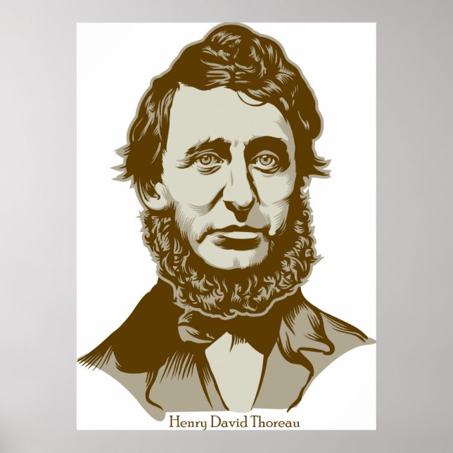 Henry David Thoreau Poster (Framsidan)