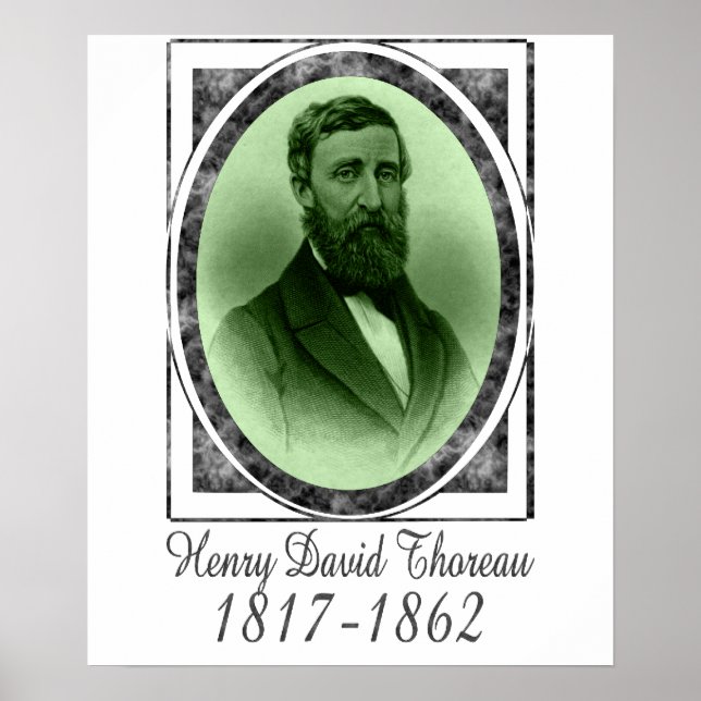 Henry David Thoreau Poster (Framsidan)