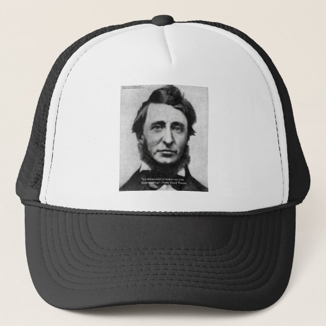 Henry David Thoreau Quote Keps (Framsida)